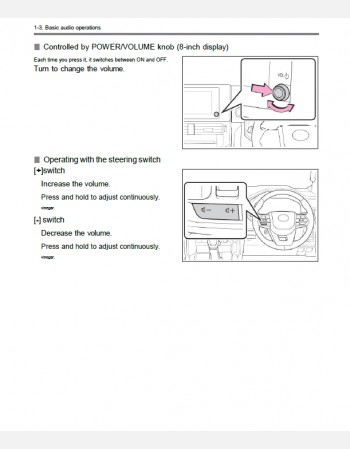 toyota land cruiser 300 series 2025-2026 navigation & multimedia system manual